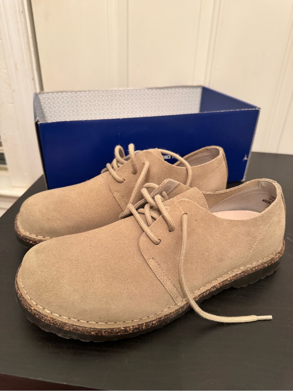 Birkenstock Uppasala Low Faded Khaki Suede Leather Derby Oxford Shoe 43 Men’s 10